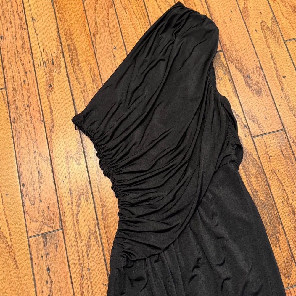 Boston Proper Ruched One Shoulder Dress - Picture 5 of 7